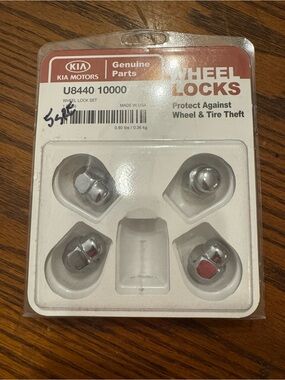 Kia Genuine Parts Wheel Lock Set - Silver